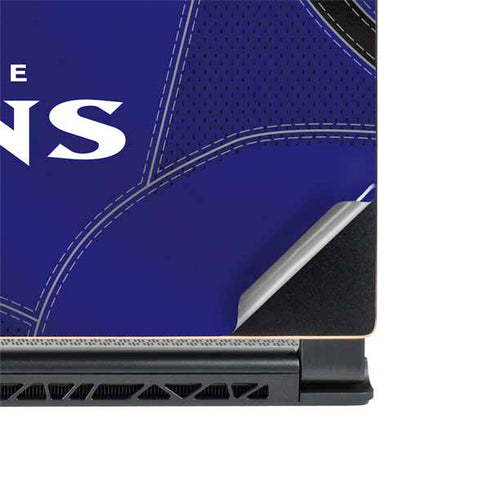 NFL Baltimore Ravens Team Jersey MSI GS65 Stealth Laptop Skin