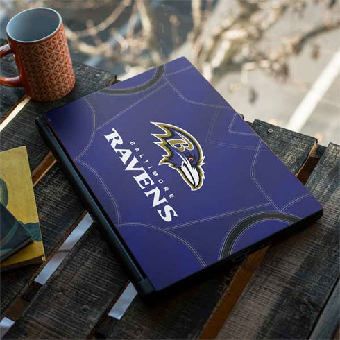 NFL Baltimore Ravens Team Jersey MSI GS65 Stealth Laptop Skin