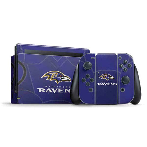 NFL Baltimore Ravens Team Jersey Nintendo Switch Bundle Skin