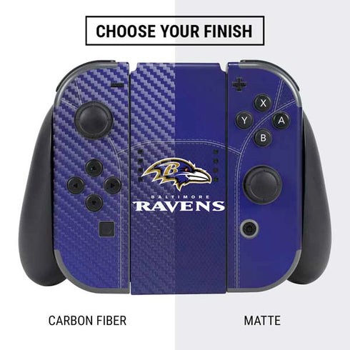 NFL Baltimore Ravens Team Jersey Nintendo Switch Bundle Skin