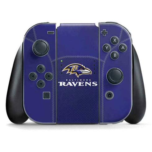 NFL Baltimore Ravens Team Jersey Nintendo Switch (2017-2021) Joy-Con Controller Skin