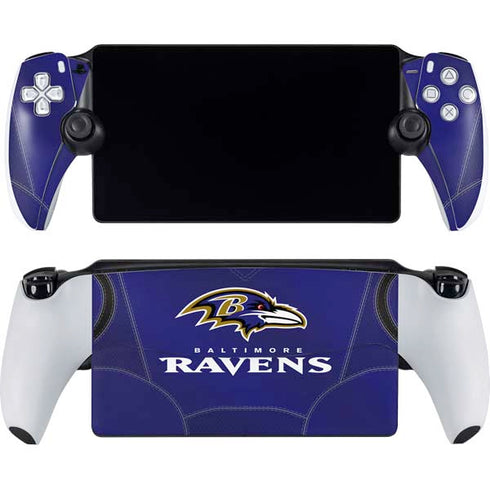 NFL Baltimore Ravens Team Jersey PlayStation Portal Remote Player Skin