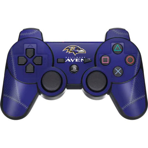 NFL Baltimore Ravens Team Jersey PS3 Dual Shock wireless controller Skin