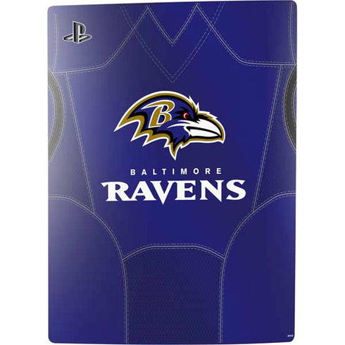 NFL Baltimore Ravens Team Jersey PS5 Console Skin