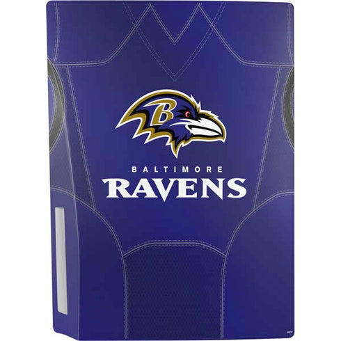 NFL Baltimore Ravens Team Jersey PS5 Console Skin