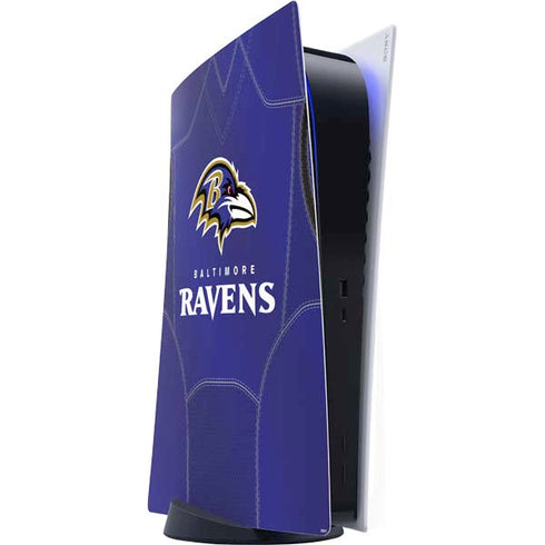 NFL Baltimore Ravens Team Jersey PS5 Digital Edition Console Skin
