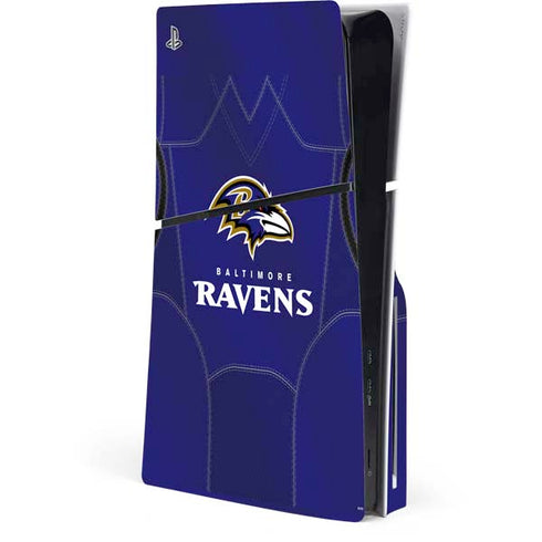 NFL Baltimore Ravens Team Jersey PS5 Slim Disk Console Skin