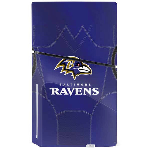 NFL Baltimore Ravens Team Jersey PS5 Slim Disk Console Skin