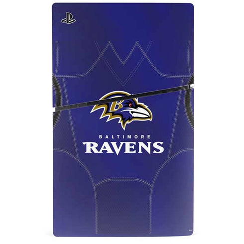 NFL Baltimore Ravens Team Jersey PS5 Slim Digital Edition Console Skin