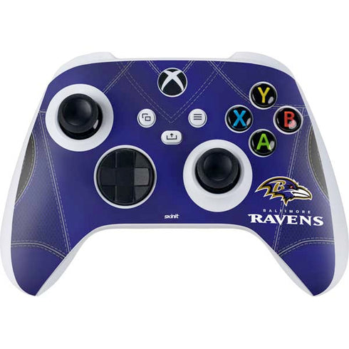 NFL Baltimore Ravens Team Jersey Xbox Series S Controller Skin