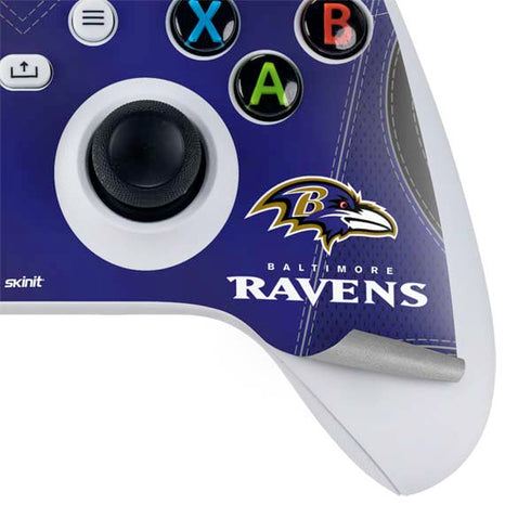 NFL Baltimore Ravens Team Jersey Xbox Series S Controller Skin