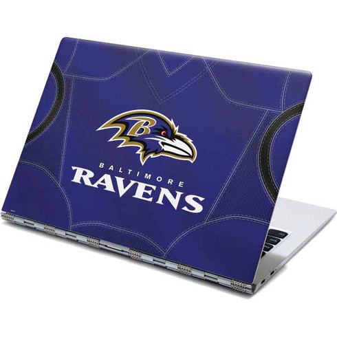 NFL Baltimore Ravens Team Jersey Yoga 910 2-in-1 14in Touch-Screen Skin