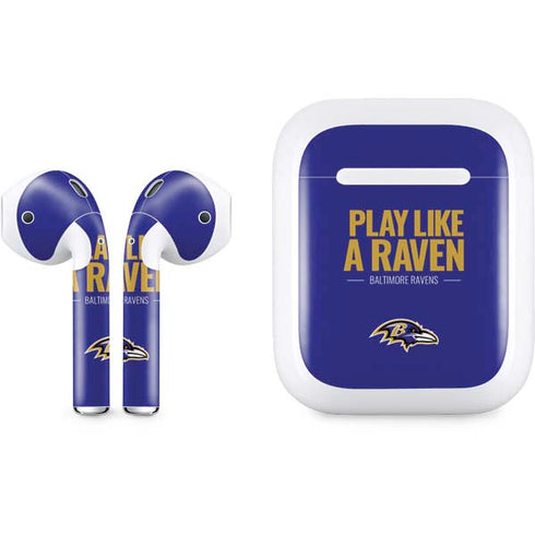 NFL Baltimore Ravens Team Motto Apple AirPods Skin