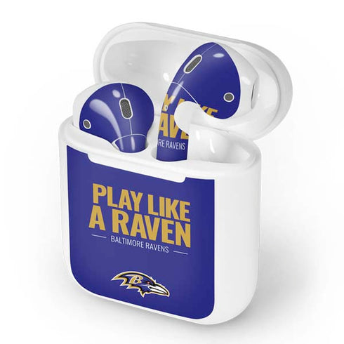 NFL Baltimore Ravens Team Motto Apple AirPods Skin