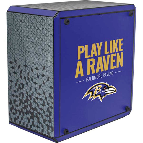 NFL Baltimore Ravens Team Motto Cooler Master MasterBox Q300L Mini Tower Skin