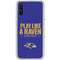 NFL Baltimore Ravens Team Motto Galaxy A10e Clear Case