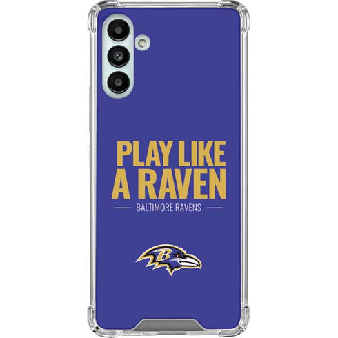 NFL Baltimore Ravens Team Motto Galaxy A13 5G Clear Case