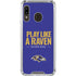 NFL Baltimore Ravens Team Motto Galaxy A30 Clear Case