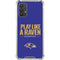 NFL Baltimore Ravens Team Motto Galaxy A32 5G Clear Case