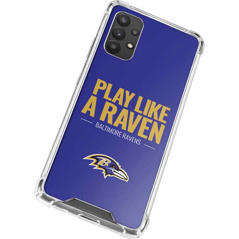 NFL Baltimore Ravens Team Motto Galaxy A32 5G Clear Case