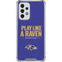 NFL Baltimore Ravens Team Motto Galaxy A33 5G Clear Case