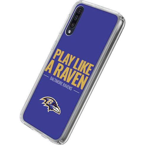 NFL Baltimore Ravens Team Motto Galaxy A50 Clear Case