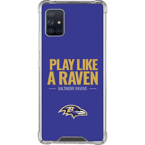 NFL Baltimore Ravens Team Motto Galaxy A51 5G Clear Case