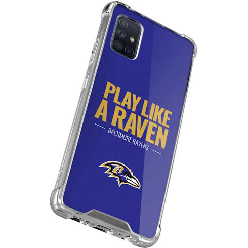 NFL Baltimore Ravens Team Motto Galaxy A51 5G Clear Case