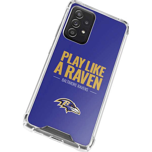 NFL Baltimore Ravens Team Motto Galaxy A52 5G Clear Case