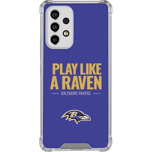 NFL Baltimore Ravens Team Motto Galaxy A53 5G Clear Case