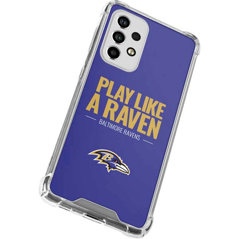 NFL Baltimore Ravens Team Motto Galaxy A53 5G Clear Case
