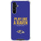 NFL Baltimore Ravens Team Motto Galaxy A54 5G Clear Case