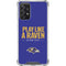 NFL Baltimore Ravens Team Motto Galaxy A72 5G Clear Case