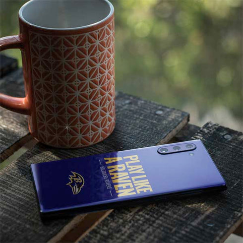 NFL Baltimore Ravens Team Motto Galaxy Note 10 Skin