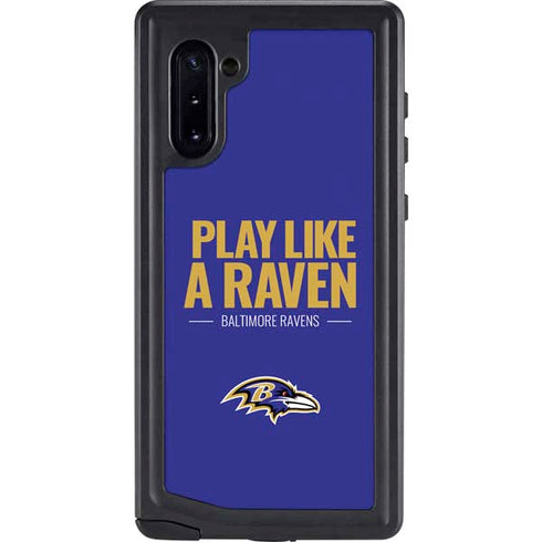 NFL Baltimore Ravens Team Motto Galaxy Note 10 Waterproof Case