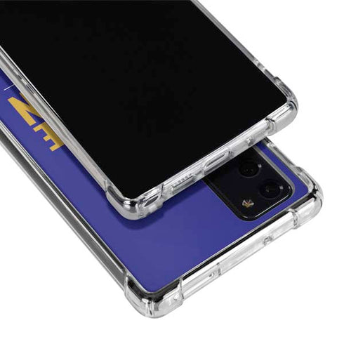 NFL Baltimore Ravens Team Motto Galaxy Note20 5G Clear Case