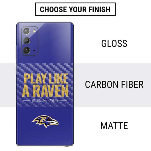 NFL Baltimore Ravens Team Motto Galaxy Note20 5G Skin