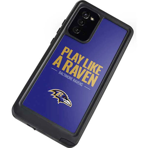 NFL Baltimore Ravens Team Motto Galaxy Note20 5G Waterproof Case