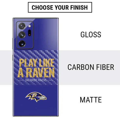 NFL Baltimore Ravens Team Motto Galaxy Note20 Ultra 5G Skin