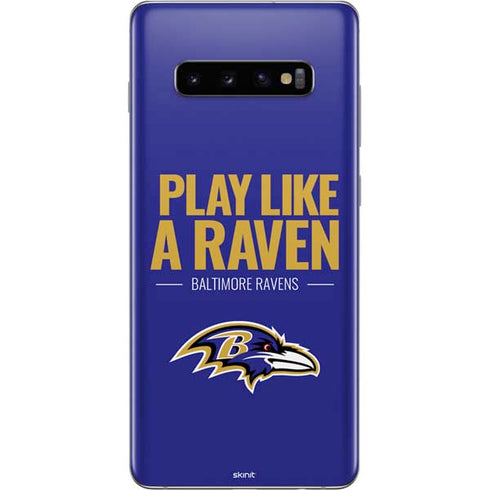 NFL Baltimore Ravens Team Motto Galaxy S10 Plus Skin