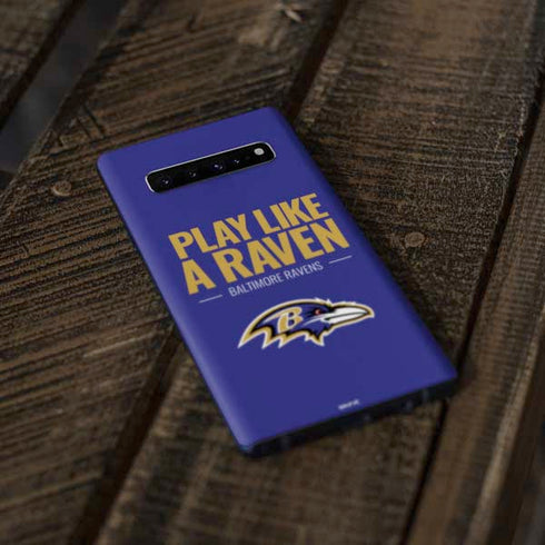 NFL Baltimore Ravens Team Motto Galaxy S10 Plus Skin