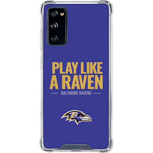 NFL Baltimore Ravens Team Motto Galaxy S20 FE Clear Case