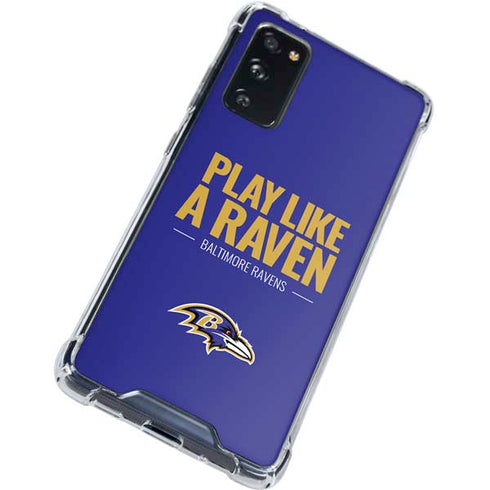 NFL Baltimore Ravens Team Motto Galaxy S20 FE Clear Case