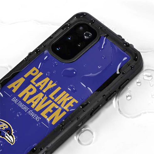 NFL Baltimore Ravens Team Motto Galaxy S20 Plus Waterproof Case