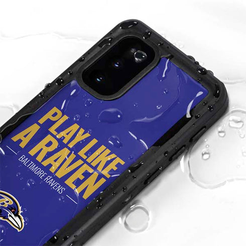 NFL Baltimore Ravens Team Motto Galaxy S20 Waterproof Case