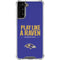 NFL Baltimore Ravens Team Motto Galaxy S21 FE Clear Case