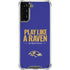 NFL Baltimore Ravens Team Motto Galaxy S21 Plus 5G Clear Case