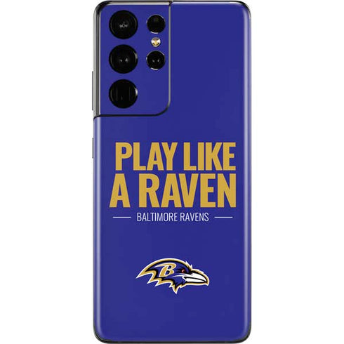 NFL Baltimore Ravens Team Motto Galaxy S21 Ultra 5G Skin
