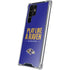 NFL Baltimore Ravens Team Motto Galaxy S22 Ultra Clear Case