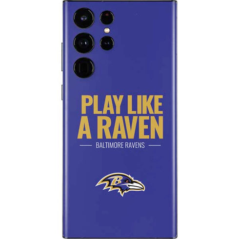 NFL Baltimore Ravens Team Motto Galaxy S22 Ultra Skin